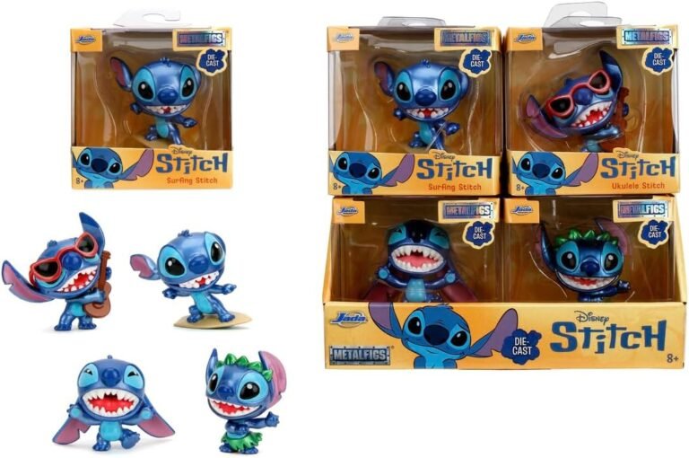 Jada Toys Disney Stitch Figura metálica 7 cm, envío Aleatorio, 4 Versiones coleccionables Lilo & Stitch, Figura Die-Cast Oficial Disney para Fans y coleccionistas Desde 8 años (9385261300W02) : Amazon.es: Juguetes y juegos