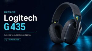 Review Logitech G435 LIGHTSPEED: auriculares inalámbricos ligeros para jugar cómodo