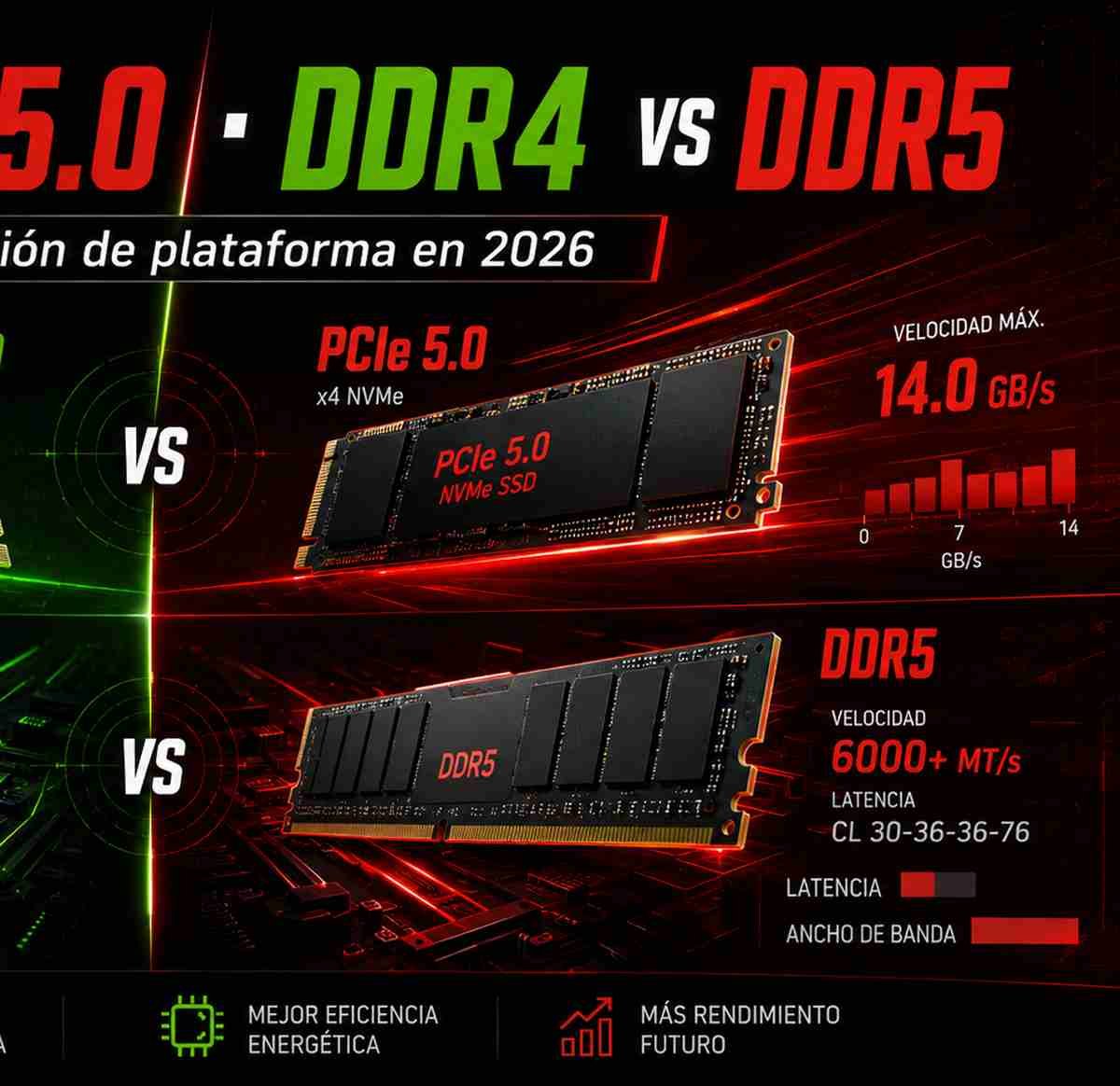 PCIe 5.0 / DDR5 análisis