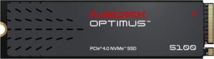 SanDisk Optimus 5100 NVMe SSD 500GB PCIe 4.0 Ultra Rápido