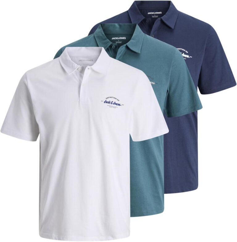 Pack 3 Polos Jack & Jones Hombre: Estilo y Ahorro