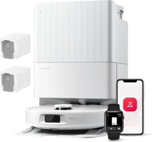 Roborock QV 35A: Robot Aspirador Potente con Mopa y Navegación