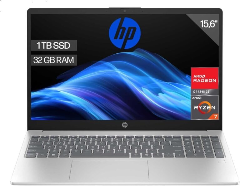 HP 15-fc0240ns: Portátil Ryzen 7, 32GB RAM, 1TB SSD, Oferta