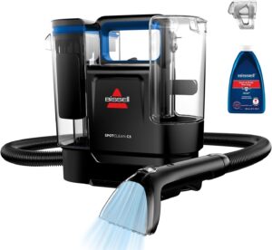 BISSELL SpotClean C5, Aspiradora de Agua Tapicería, Lava Aspiradora Ligera con Sistema Triple Action, Limpiador de Liquidos para Alfombras, Tapicería, Sofá, Auto & Más, Motor Potente de 400W, 3861N
