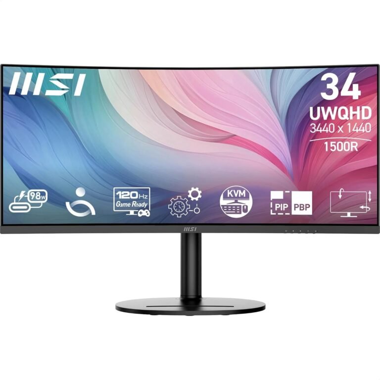 MSI Modern MD342CQP: Monitor Curvo 34» UWQHD en Oferta Mínima