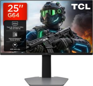 TCL 25G64 Monitor Gaming 25" 300Hz QD-Mini LED Full HD
