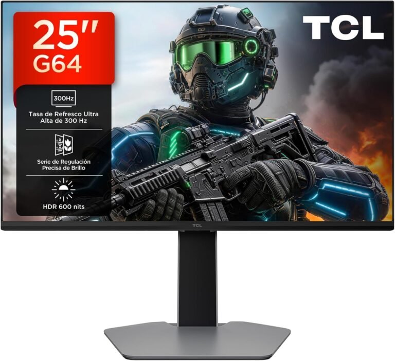 TCL 25G64 Monitor Gaming 25″ 300Hz QD-Mini LED Full HD
