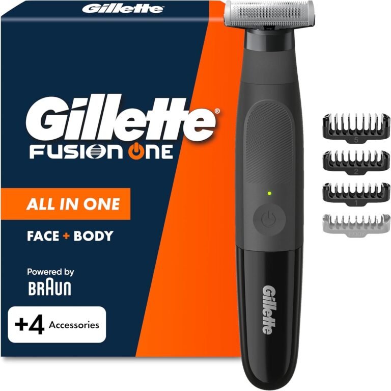 Gillette Fusion One: Recortadora Barba y Afeitadora Corporal Todo en