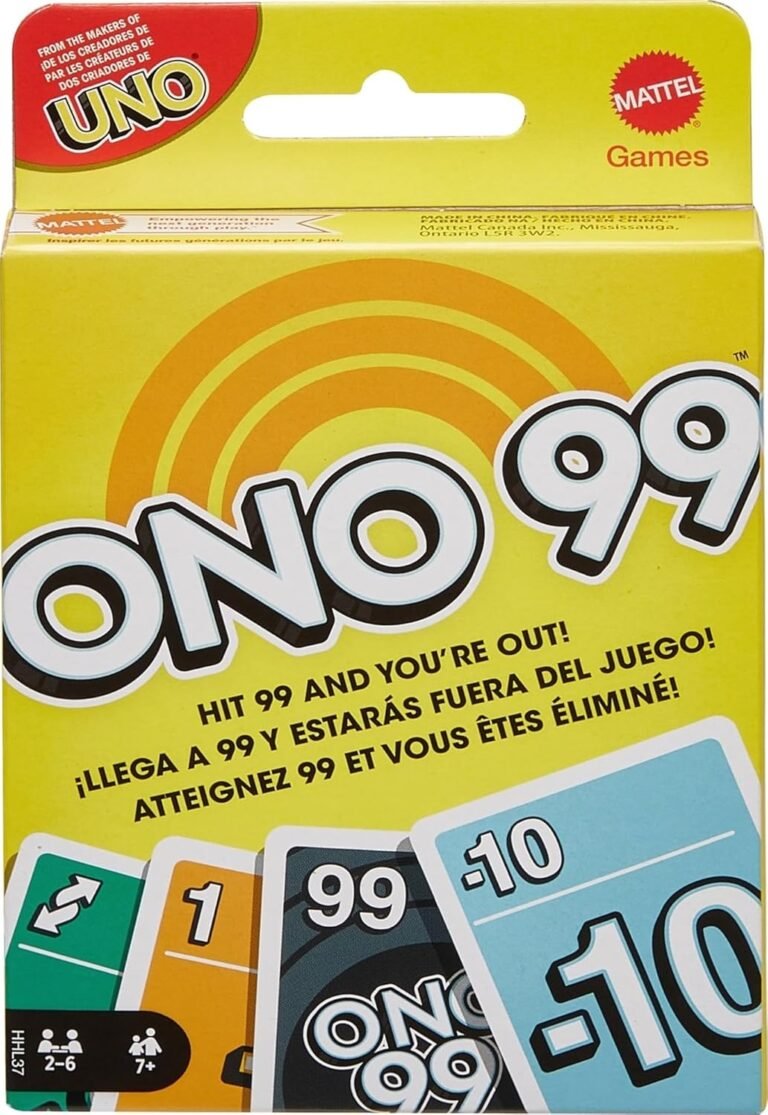 ONO 99: Juego de Cartas Divertido para Familia y Amigos