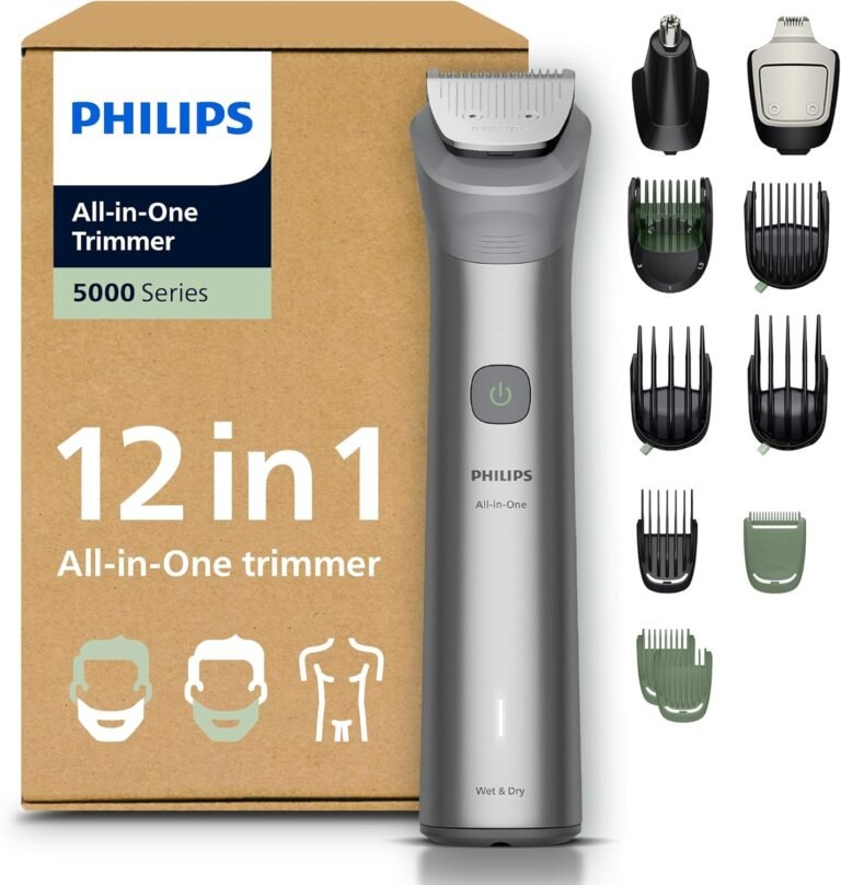 Philips Multigroom Serie 5000: Recortadora 12 en 1 Todo en
