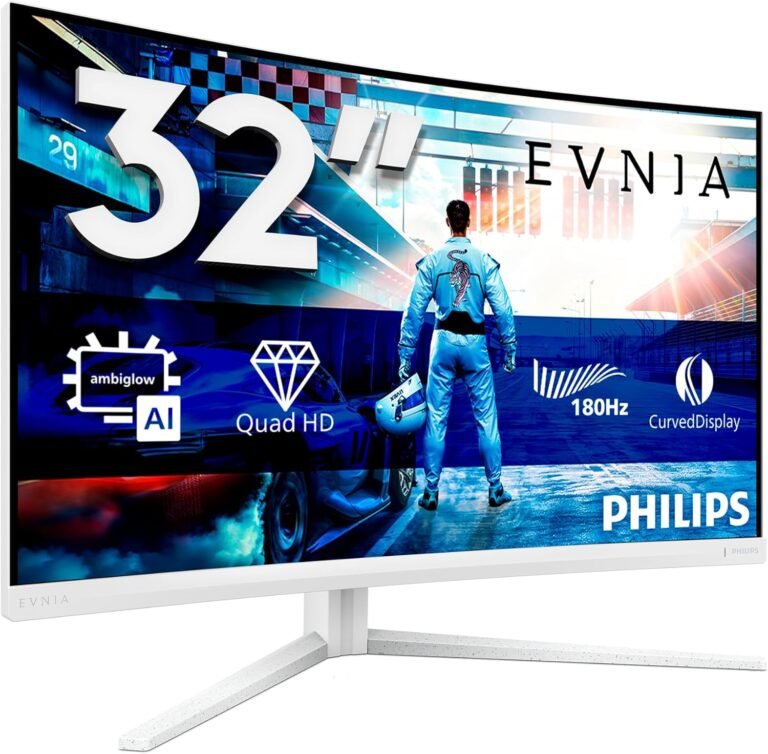 Monitor Gaming PHILIPS Evnia 32M2C5501: 32″ QHD 180Hz