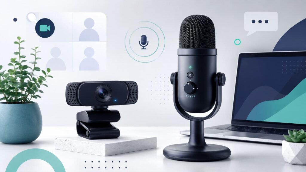 Mejores webcams y micrófonos para teletrabajo y streaming en Amazon Prime