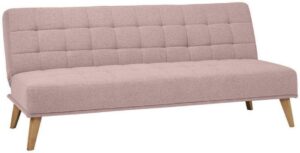 Sofá Cama Versalles Rosa: Elegancia Capitoné y Confort Clic-Clac