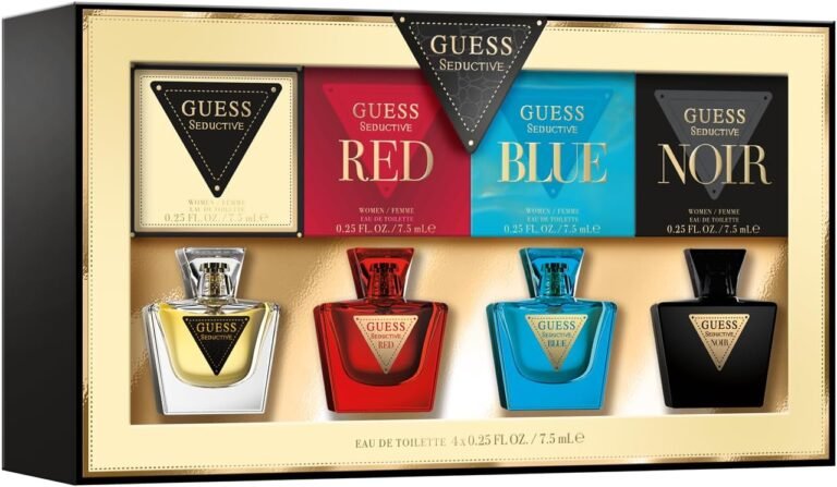 Set 4 Mini Perfumes GUESS: Seductive, Red, Blue y Noir