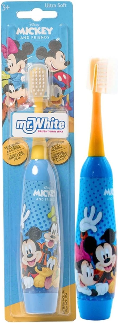 mr.white Cepillo de dientes eléctrico Mickey y sus amigos al