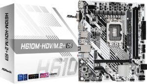 Placa Base ASRock H610M-HDV/M.2+ DDR5: Análisis y Oferta