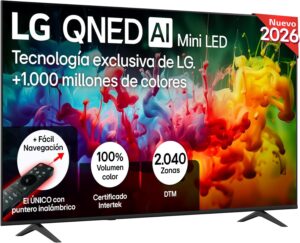 LG 85QNED72B6A: Smart TV MiniLED de 85 Pulgadas al Mejor