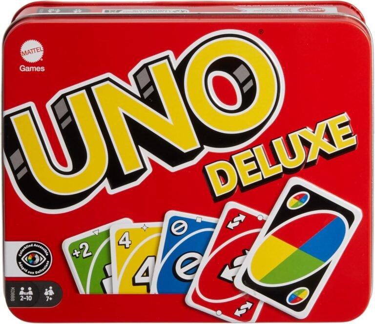 Mattel Games UNO Deluxe: El Juego de Cartas Definitivo para