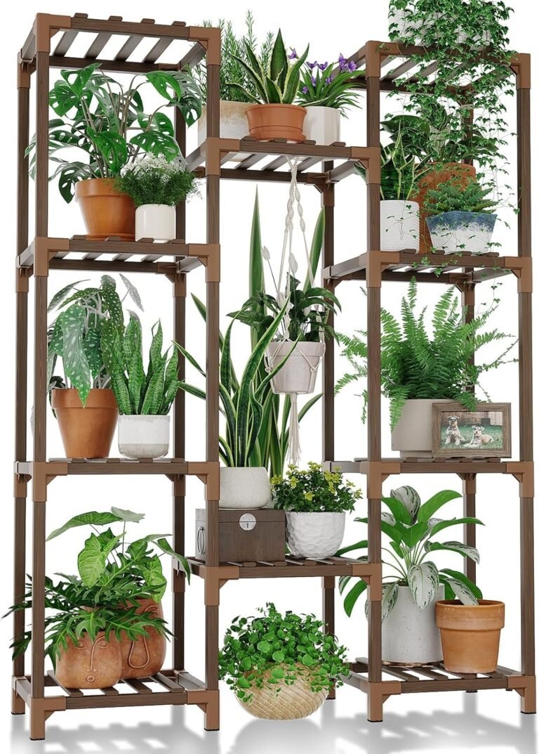 Soporte para Plantas Bamworld: Estantería de Madera al Mejor Precio