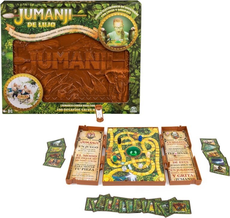 Jumanji Deluxe: Juego de Mesa Electrónico con Luces y Sonidos