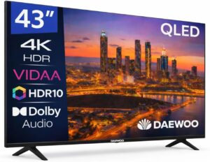 Daewoo 43VB56QV Smart TV 43 Pulgadas QLED 4K UHD: Análisis