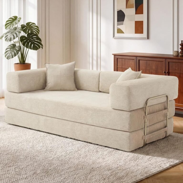 Sofá Cama 3 Plazas Modular Blanco al Mejor Precio