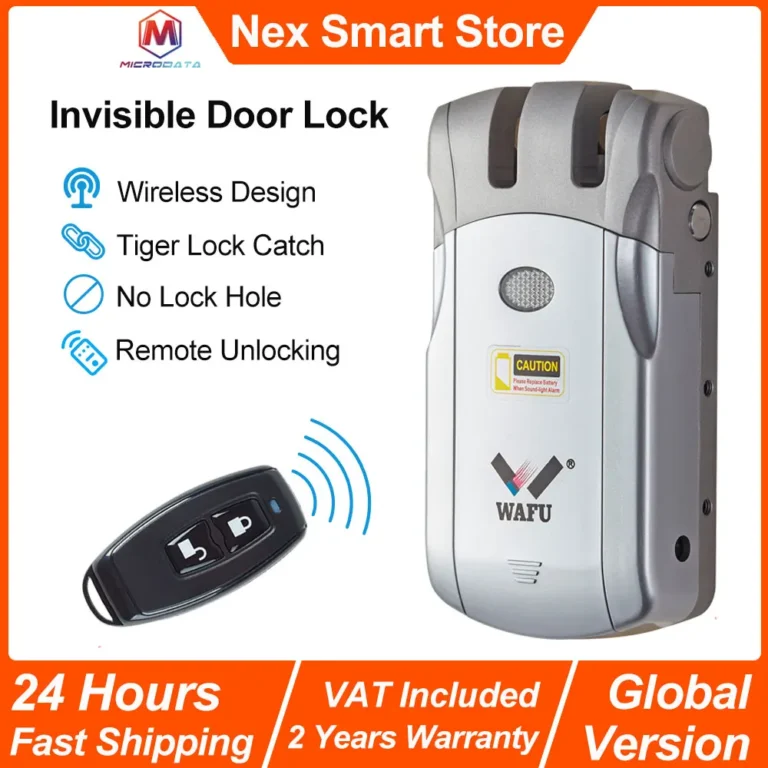 Cerradura Invisible Inteligente con Control Remoto para Máxima Seguridad