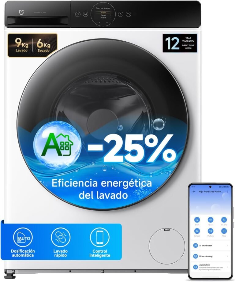 Xiaomi Mijia Washer Dryer Pro 9/6 kg con un 25%