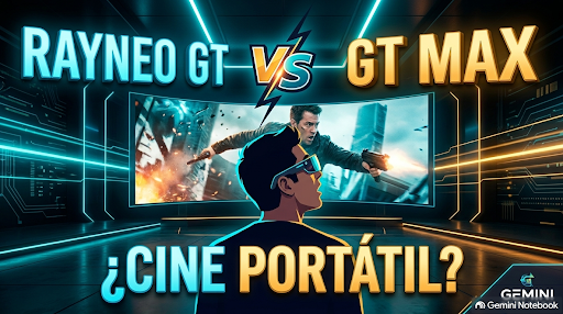 Imagen de la comparativa de gafas inteligentes RayNeo GT y GT Max